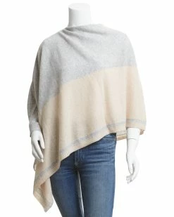 Promo ⌛ Hannah Rose Split Color Cashmere Topper 👩 Women Scarves & Wraps 🤩
