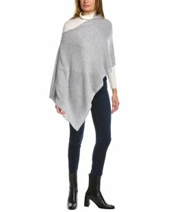 Hot Sale 😉 Hannah Rose Whip Stitch Cashmere Topper 👩 Women Scarves & Wraps 🥰