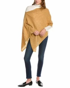 Cheapest 🤩 Hannah Rose Cable Cashmere Topper 👩 Women Scarves & Wraps 🌟