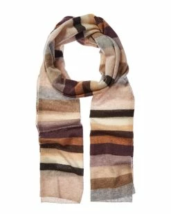 Flash Sale ⭐ Hannah Rose Cashmere Stripe Scarf 👩 Women Scarves & Wraps ✨