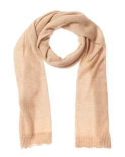 Brand new 🥰 Hannah Rose Scallop Trim Cashmere Scarf 👩 Women Scarves & Wraps ✨