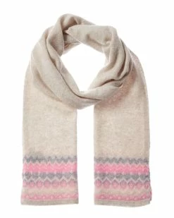 New ๐ Hannah Rose Fairisle Cashmere Scarf ๐ฉ Women Scarves & Wraps ๐ฅฐ