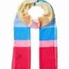 New 😍 Hannah Rose Festive Slope Cashmere Scarf 👩 Women Scarves & Wraps 🥰