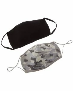 Best Pirce โค๏ธ Hannah Rose Set Of 2 Cashmere-Blend Face Masks ๐ฉ Women ๐