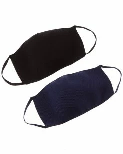 Best Sale ⌛ Hannah Rose Set Of 2 Cashmere-Blend Face Masks 👩 Women 🛒