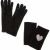 Flash Sale ✔️ Hannah Rose 3-in-1 Heart Cashmere Gloves 👩 Women 👏 -Hannah Rose shop 1166358225 RLLZ 1