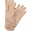 Cheap 😉 Hannah Rose Scallop Trim Cashmere Gloves 👩 Women 🌟