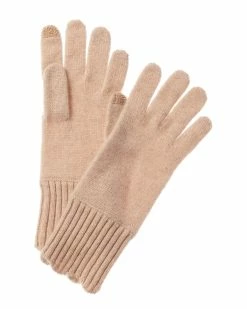 Cheap 😉 Hannah Rose Scallop Trim Cashmere Gloves 👩 Women 🌟