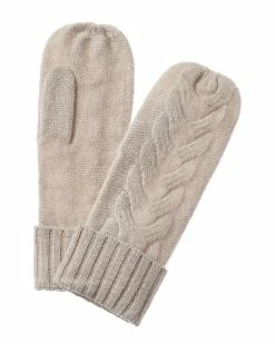 Coupon 👏 Hannah Rose Chunky Cable Cashmere Mittens 👩 Women Gloves 🥰