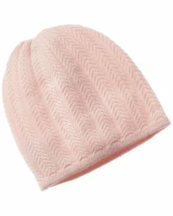 Coupon 💯 Hannah Rose Herringbone Cable Cashmere Hat 👩 Women Hats ✨