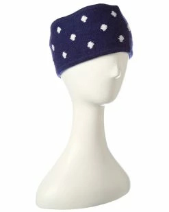 Cheap 🛒 Hannah Rose Polka Dot Cashmere Headband 👩 Women Hats 🎉