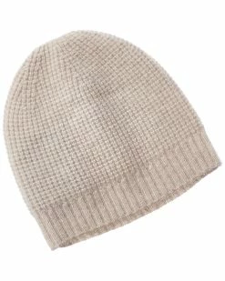 Coupon 🔔 Hannah Rose Waffle Stitch Cashmere Hat 👩 Women Hats 🎉