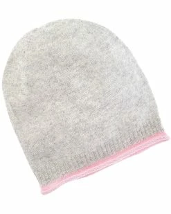 Cheapest ✨ Hannah Rose Rolled Edge Slouchy Cashmere Hat 👩 Women Hats 🧨