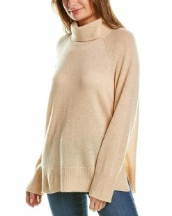 New 🎁 Hannah Rose Live-In Cashmere Tunic Sweater 👩 Women Sweaters & Knits 🎉