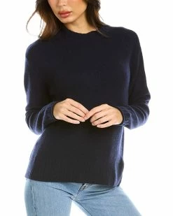 Best Sale 🛒 Hannah Rose Kick Back Cashmere-Blend Pullover 👩 Women Sweaters & Knits 🤩