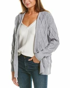 Flash Sale 🧨 Hannah Rose Sunday Hooded Cashmere-Blend Cardigan 👩 Women Sweaters & Knits 🔔