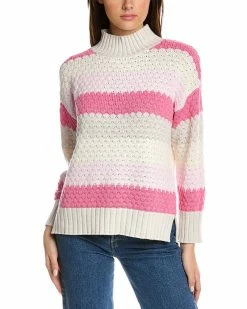 Best Pirce 🎁 Hannah Rose Chunky Scallop Cashmere-Blend Sweater 👩 Women Sweaters & Knits 😀