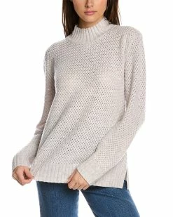 Best deal โจ Hannah Rose Basket Weave Wool & Cashmere-Blend Pullover ๐ฉ Women Sweaters & Knits ๐
