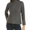 Buy 😉 Hannah Rose Nell Cable Wool & Cashmere-Blend Sweater 👩 Women Sweaters & Knits 🔔