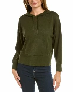 Cheap 🤩 Hannah Rose Lizzy Cashmere-Blend Hoodie 👩 Women Sweaters & Knits 🎉