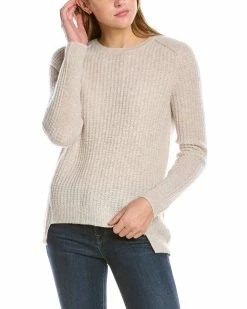 Best Sale 😉 Hannah Rose Cuddled Up Thermal Cashmere Sweater 👩 Women Sweaters & Knits 💯