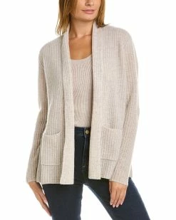 Promo 🎉 Hannah Rose Wimbledon Cashmere Cardigan 👩 Women Sweaters & Knits 🌟