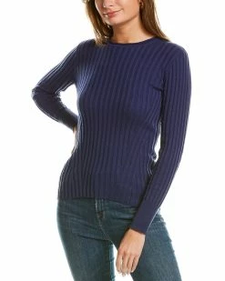 Best reviews of 😍 Hannah Rose Ribbed Cashmere-Blend Sweater 👩 Women Sweaters & Knits ⌛