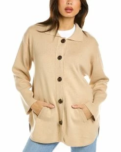 Best deal ๐ Hannah Rose Willow Cashmere-Blend Shacket ๐ฉ Women Sweaters & Knits ๐ฅฐ