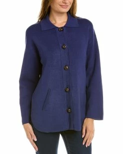 Wholesale 🛒 Hannah Rose Willow Cashmere-Blend Shacket 👩 Women Sweaters & Knits 🛒