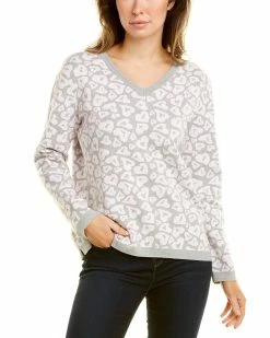 Best reviews of ⭐ Hannah Rose Leopard Love Cashmere-Blend Pullover 👩 Women Sweaters & Knits 🧨