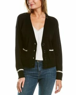 Hot Sale 😍 Hannah Rose Lucky You Cropped Cashmere Cardigan 👩 Women Sweaters & Knits ✨