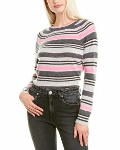 Best deal ๐ Hannah Rose Campus Stripe Cashmere Sweater ๐ฉ Women Sweaters & Knits ๐ฏ