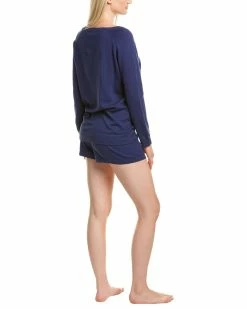 Top 10 🔥 Hannah Rose 2pc Cashmere-Blend Top & Shorts Set 👩 Women Activewear & Loungewear 🛒 -Hannah Rose shop 1412906290 RLLZ navy 2